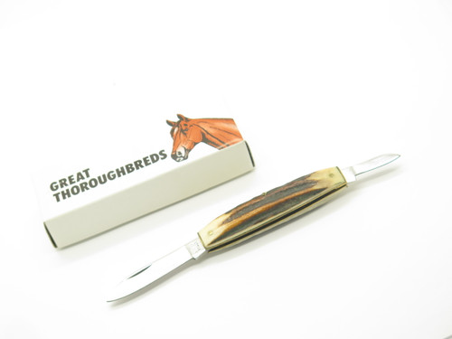 Vintage 1976-1978 Parker Frost Imai Seki Japan Folding 2.87" Mink Stag Knife