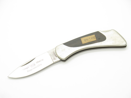 Vintage 70s Rhino Gesco Seizo Imai Seki Japan Steel 3.12" Lockback Pocket Knife