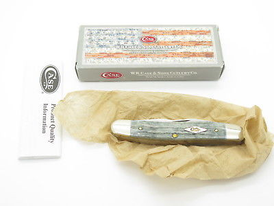 2016 Case XX USA Muskrat Folding Pocket Knife Gray Jigged Bone