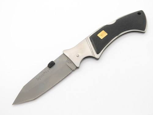 Vtg Explorer 4x4 AUS8 Tanto G Sakai Seki Japan Folding Lockback Pocket Knife