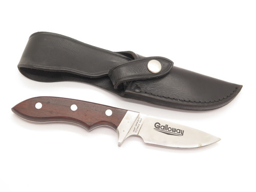 Vintage 1970s Galloway Hattori Seki Japan Fixed 3.5" Blade Hunting Knife