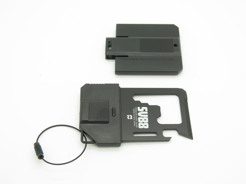 Vintage '80s SV88 Hasegawa Knives Black Seki Japan 3" Survival Multi Tool Card