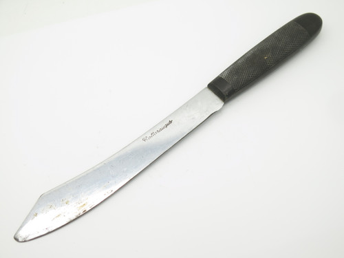 Vintage Cattaraugus USA 6.5" Stainless Steel Fixed Blade Kitchen Cutlery Knife