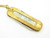 Vintage USA Amassador Gentleman Brass Advertising Folding Pocket Keychain Knife