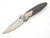 Microtech Socom Bravo Mini 260M-7 Titanium CF Straight M390 Folding Pocket Knife