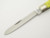 Vintage 1972 Case XX 3185 Yellow Delrin Doctor Folding Pocket Knife