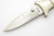 Vintage Magnum Boker Stainless White Micarta Folding Boot Linerlock Pocket Knife