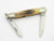 Vtg 1980 Case XX 05263 Eisenhower Stag Small Folding Pocket Pen Knife