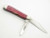 Vintage 1980 Case XX 6220 Red Appaloosa Bone Peanut Folding Pocket Knife