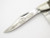Vtg 1985 Case XX 6240 NKCA Folding Dogleg Trapper Knife Rogers Bone