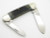 1998 Case XX 62131 Limited Dark Black Bone Canoe Folding Pocket Knife