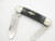 1998 Case XX 62131 Limited Dark Black Bone Canoe Folding Pocket Knife
