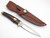 IC.Cut IC-601F Hiro Seki Japan VG-10 San Mai Damascus Fixed Blade Hunting Knife