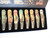 Remington Vintage Series Set Lot of 12 Folding Barlow Pocket Knife in Case