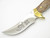 Buck Custom Limited Paul Bos 408 Kalinga Pro S30V Burlwood Fixed Hunting Knife