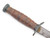 Vtg Seki Japan Parker USM3 WWII Marines Fixed Blade Fighting Knife M8A1 Scabbard