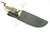 Vtg 1988 Buck 905 Mountain Man Custom Shop Sambar Stag Fixed Bowie Hunting Knife