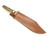 Vintage Kabar J. Bowie Stag Fixed Blade Bowie Hunting Knife And Sheath