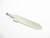 Vtg Schrade Rogers Blade Changer Satin Drop Knife Blade Shaped Blank Making Part