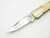 Vtg Explorer Squire I Seizo Imai Seki Japan White Micarta Folding Lockback Knife