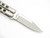Vintage 1980s Fury Hornet I Tak Fukuta Seki Japan Stainless 3-1/2" Folding Balisong Butterfly Knife