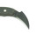 Vintage c. 2000 Tarani Karambit Defense Micarta Handle Small Black Fixed Knife