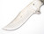 Vtg Rigid RG16 Seki Japan Tak Fukuta Fixed Knife Making Skinner 4.5" Blade Blank