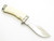 Katz 103 Micarta Seki Japan 4.75" Stainless XT80 Fixed Skinner Hunting Knife