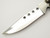 Vintage Filipino Balisong 5" Folder Bottle Opener Buffalo Horn Handle Brass Folding Butterfly Knife