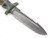 Vtg 1980s Explorer Camo Wilderness Fixed 6" Blade Attack Survival Camp Knife