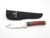 Vtg Prototype IC CUT Hiro Seki Japan San Mai Fixed Blade Guthook Hunting Knife