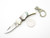 Vtg Explorer Seki Japan P-21AB Abalone Pearl 2.25" Folding Pocket Keychain Knife
