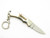 Vtg Explorer Seki Japan P-21AB Abalone Pearl 2.25" Folding Pocket Keychain Knife
