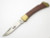 Vtg American Blade Parker Seki Japan Wood Handle Folding Hunter Knife