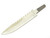 Vtg '80s Tak Fukuta Rostfrei Fighting Survival Knife Making 5.125" Blade Blank