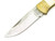 Vintage 1980s Parker Imai Seki Japan K538-D Bone 4" Folding Lockback Knife