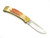 Vintage 1980s Parker Imai Seki Japan K538-D Bone 4" Folding Lockback Knife