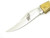 Vintage 1980s Parker Imai Seki Japan K540-C Jigged Bone 5" Folding Hunter Knife