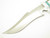 Custom RRR Leroy Remer RRR Sub Hilt Aluminum Guard Elk Stag Fixed Bowie Knife