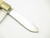 Vintage 1980s Parker Imai Seki Japan Trapper 4.37" Smooth Bone Folding Knife