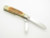 Vtg Parker Frost Seki Japan Gunstock Stag Handle Folding Pocket Knife