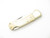 1980s Vintage 11-340 Explorer Imai Seki Japan 3.75" Lockback Smooth Bone Knife