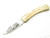 Vintage 1980s Frost Cutlery Seizo Imai Seki Japan 4.25" Lockback Cow Bone Knife