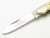 Vtg 1980s Frost Seizo Imai Seki Japan Second Cut Stag 3.62" Folding Canoe Knife