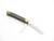 Vintage 1970s Explorer Seki Japan Small 2.75" Wood Brass Pocket Folding Knife