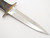 Vintage 1980s Al Mar Fang I Micarta Hattori Seki Japan Dagger Fixed Blade Knife