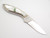 Vintage Browning 378 Custom Seki Japan Pearl Mirror Blade Fixed Knife