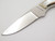 Vintage Browning 378 Custom Seki Japan Pearl Mirror Blade Fixed Knife