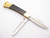 Vtg 1970s Explorer Tak Fukuta Seki Japan 2 Blade Folding Hunter Lockback Knife