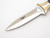 Vtg 80s Parker American Blade Seki Japan Fukuta Buffalo Fixed Dagger Boot Knife
